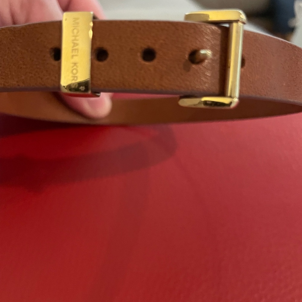 Brand New Michael Kors Leather Dog Collar. Brown. - Picture 2 of 4
